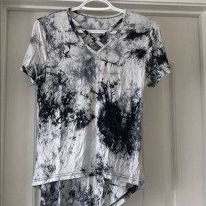 Tie dye knit tee